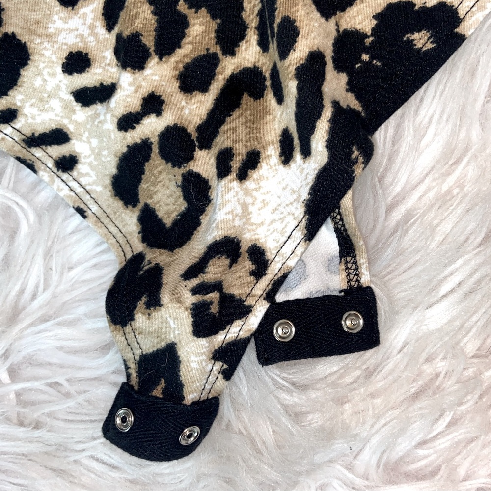Cheetah/Leopard Print Body Suit - Picture 3 of 5